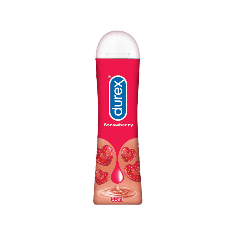 Durex Play Strawberry Flavoured Lube Gel, 50ml