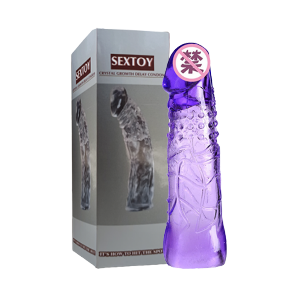 Sextoy Dragon Condom Purple Magic Condom