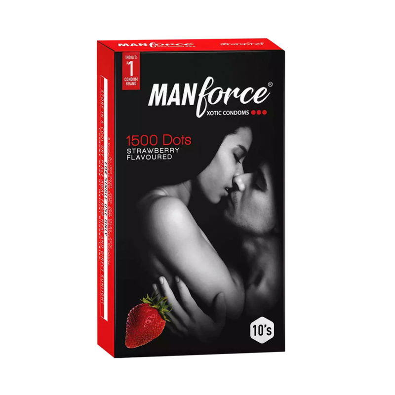 Manforce Strawberry Flavoured Condoms