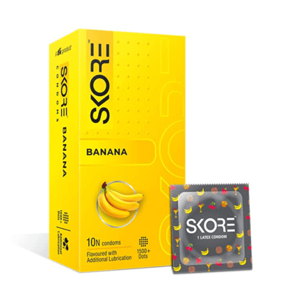 Skore Banana Flavoured Condoms