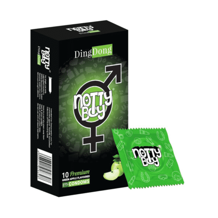 NottyBoy Green Apple Flavoured Condoms