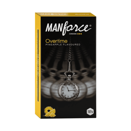 Manforce Overtime Pineapple Flavoured Condoms
