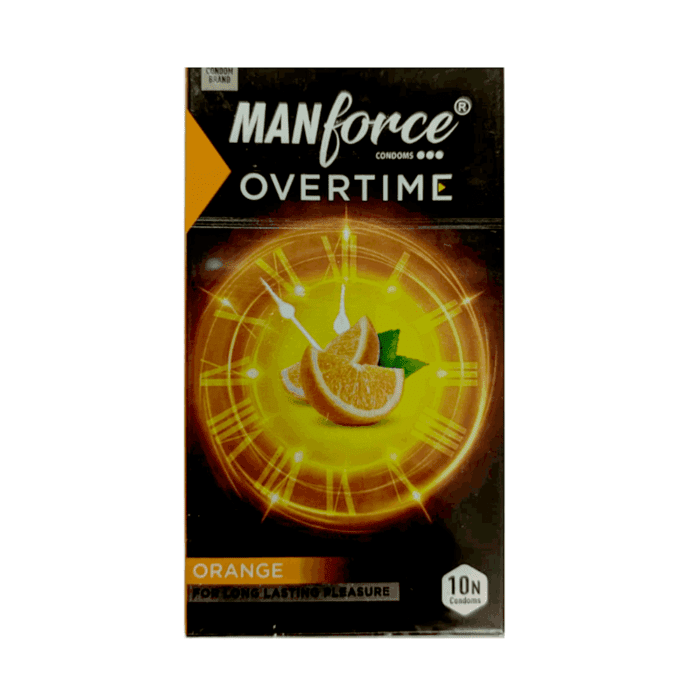 Manforce Overtime Orange Flavored Condom