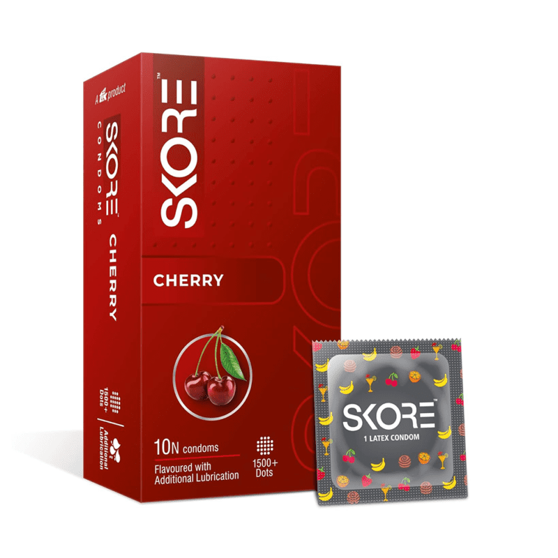 Skore Cherry Flavored Condoms