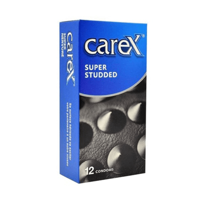 Carex Super Studded Condoms, 12s